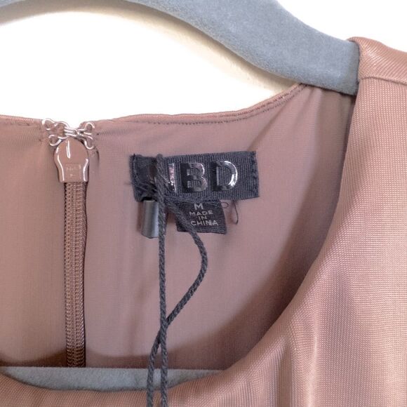 NBD REVOLVE Keara Gown in Chestnut Cut Out Maxi Column Thigh Slit NWT M - Picture 6 of 7